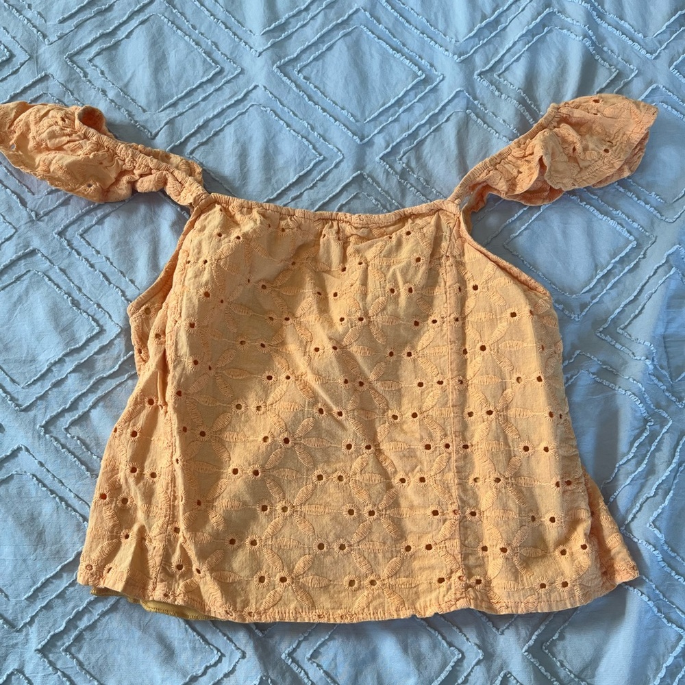 Francesca’s eyelet top